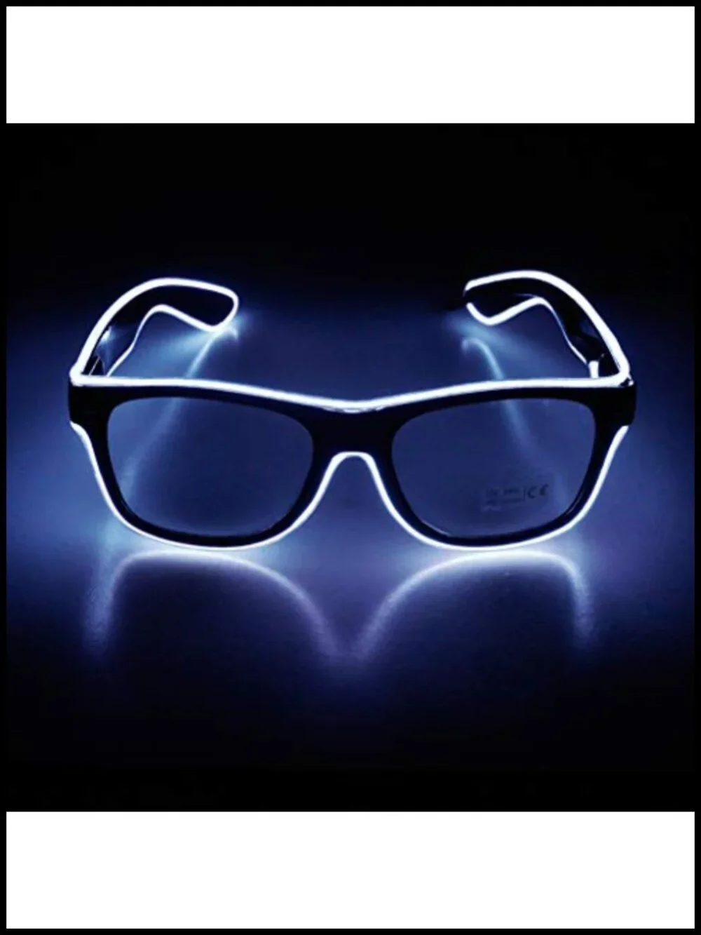 LED Neon Glow Sunglasses Rave EDM Party Light Up Glasses